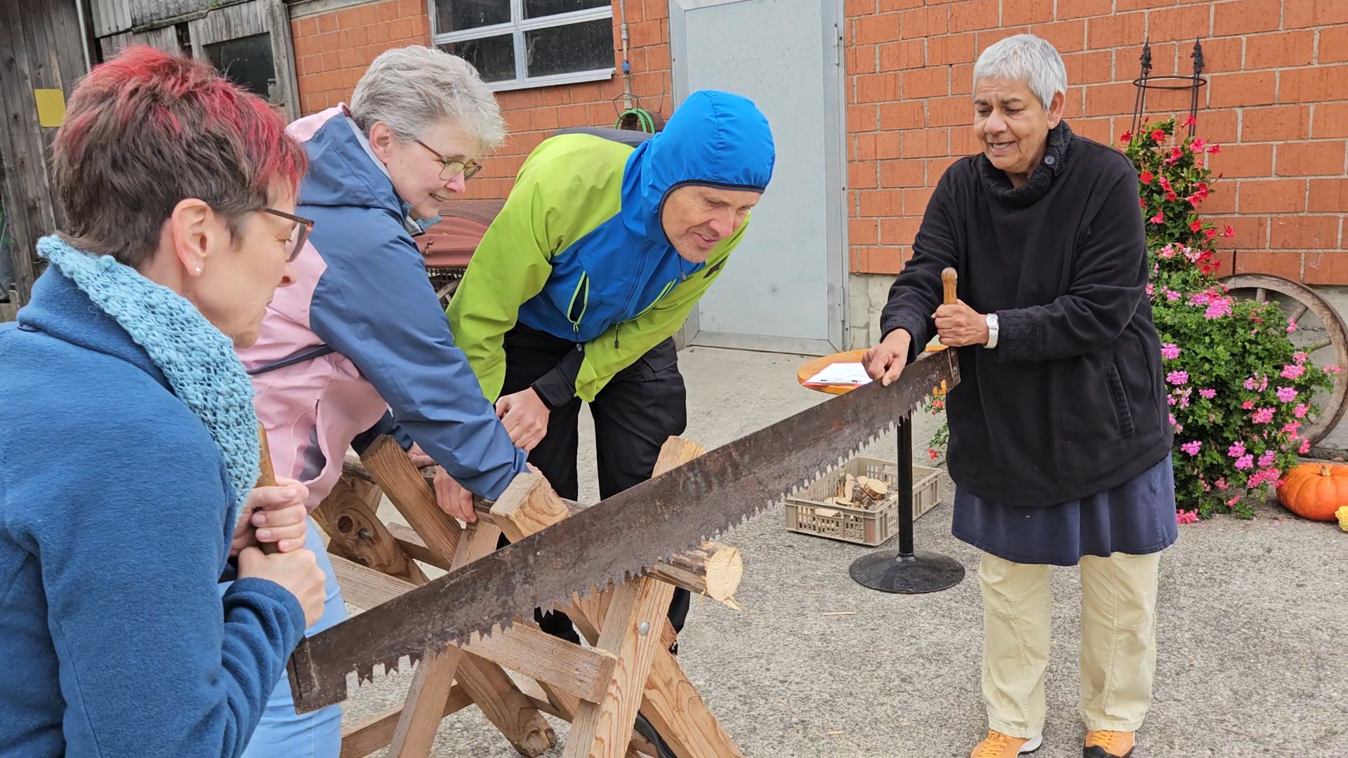 Teamausflug auf den Event-Bauernhof Oberamsig