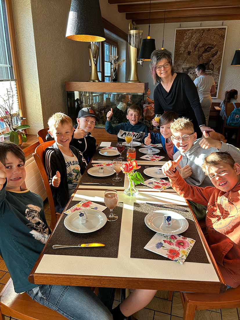 Frühstück mit den Kommunionskids